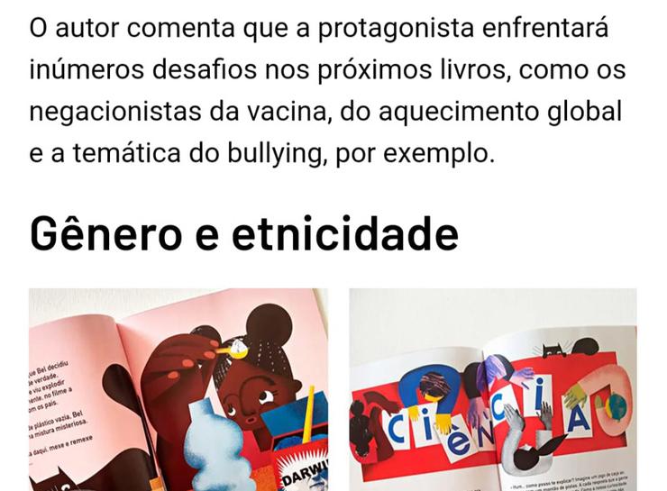 “Bel, a Experimentadora” busca falar sobre ciência de forma lúdica para crianças